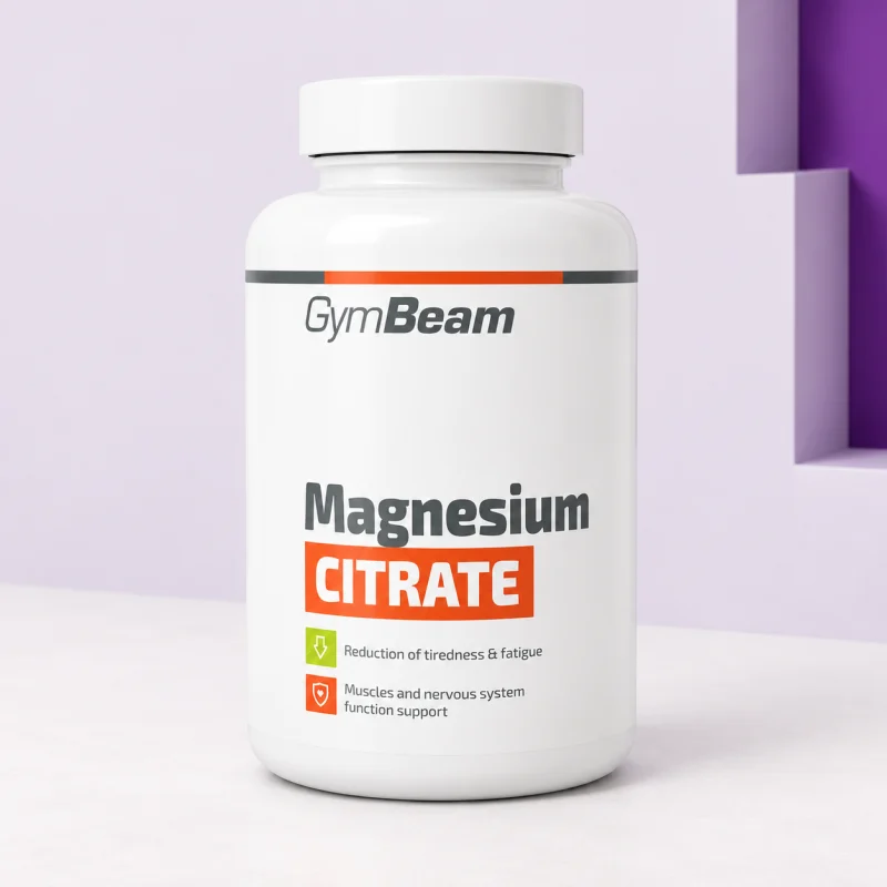 GymBeam Magnio citratas, 120 kapsulių