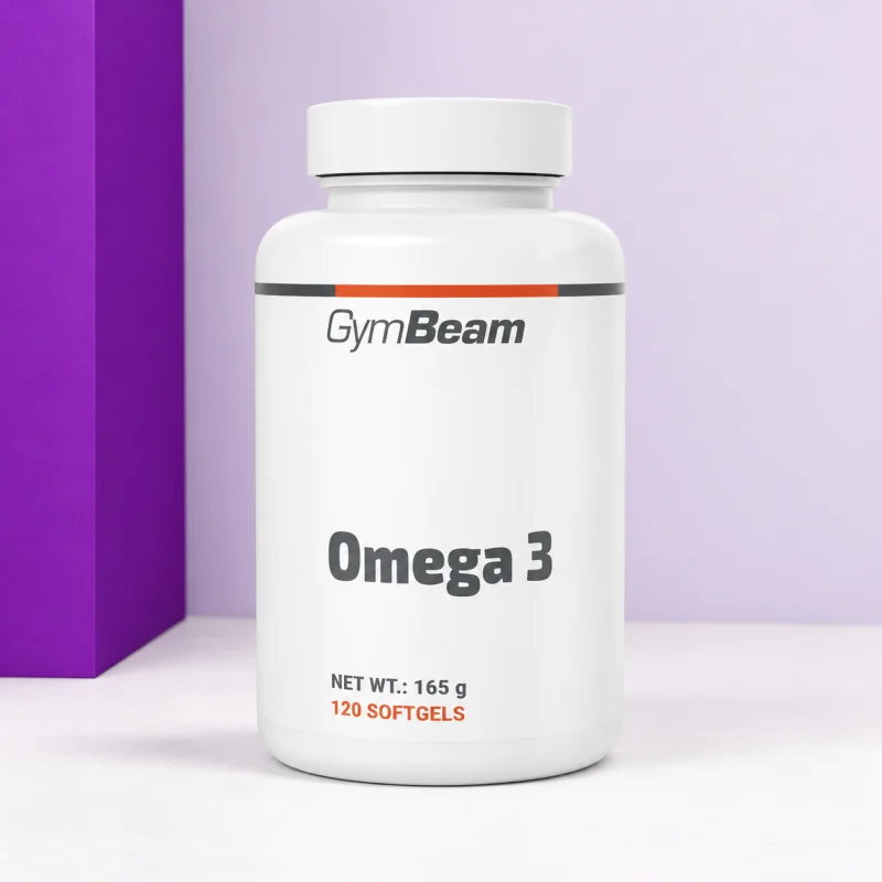 GymBeam Omega 3, 120 kapsulių